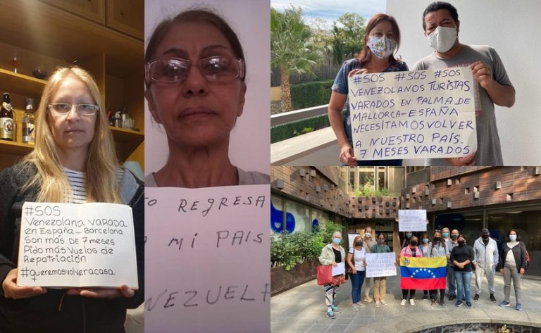 Venezolanos varados en España: sin recursos y a la espera de ayudas