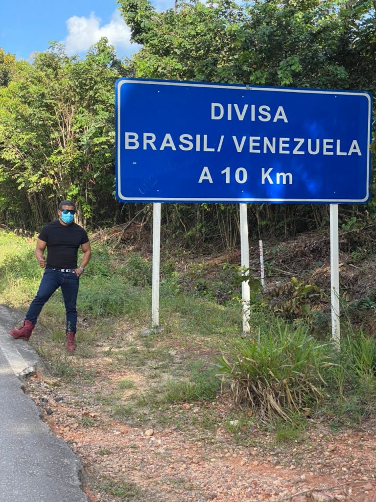 Alberto en la frontera de Venezuela